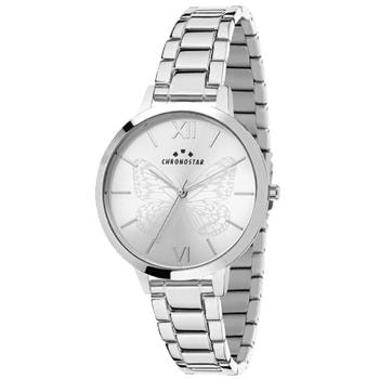 Butterfly Rustfri stål Quarts dameur ur fra Chronostar, R3753267505